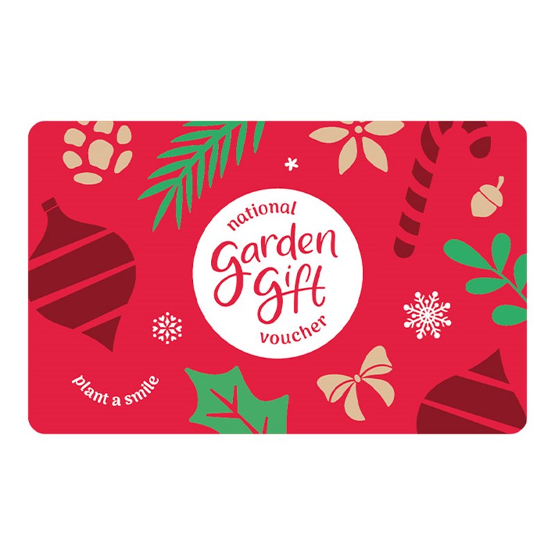National Garden Gift Card, Red Christmas Dobbies Garden Centres